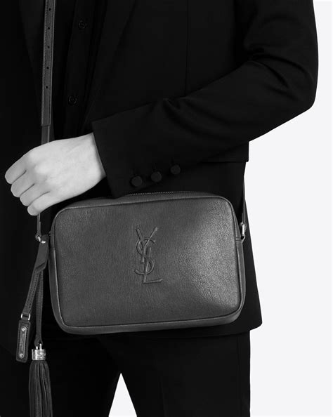 ysl lou camera bag in smooth leather review|ysl camera bag size.